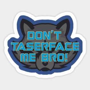 TaserFace Sticker